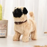 Voice-controlled electric dog toy plush with music, perfect for kids and as a gift.