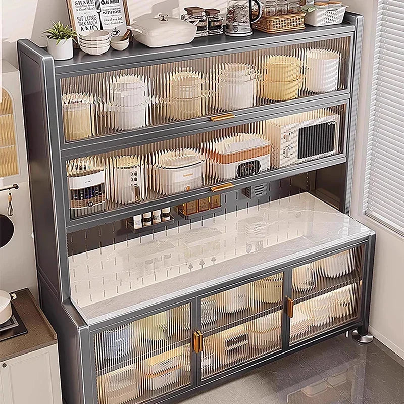 Kitchen Sideboard - Multifunctional Cabinet for Dining Room or Kitchen, Storage & Display Furniture