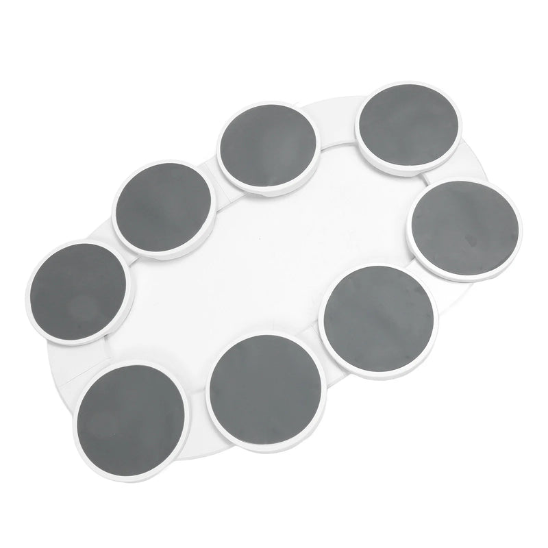 360° rotating kitchen countertop turntable—heat-resistant and perfect for rectangular dining tables."
