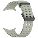 Official Ocean Silicone Strap For Samsung Galaxy Watch 7 Ultra 47mm Watchband Replacement Bracelet For Galaxy Watch Ultra Correa