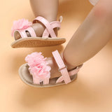 Baby Shoes Baby Shoes 0-18 Months Female Infant Fashion Flower Sandals Non slip Soft Sole Walking Shoes