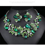 Accessories Retro Necklace Set Women's Luxury Crystal Banquet Dress Accessories