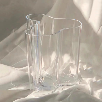 European Glass Vase - Modern Room Decor with Hydroponic Plants, Perfect for Weddings, Parties, or Living Room Styling