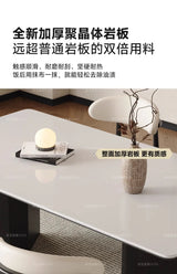 Mobile Nordic extending dining table—ideal for restaurants and living rooms, combining style and functionality."