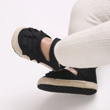 Newborn Baby Shoes Girls' Baby Baby Shoes Princess Flower Baby Cotton Sole First Walking Shoes For 0-18 Months