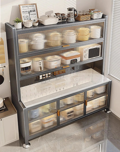 Kitchen Sideboard - Multifunctional Cabinet for Dining Room or Kitchen, Storage & Display Furniture