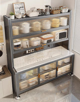 Kitchen Sideboard - Multifunctional Cabinet for Dining Room or Kitchen, Storage & Display Furniture