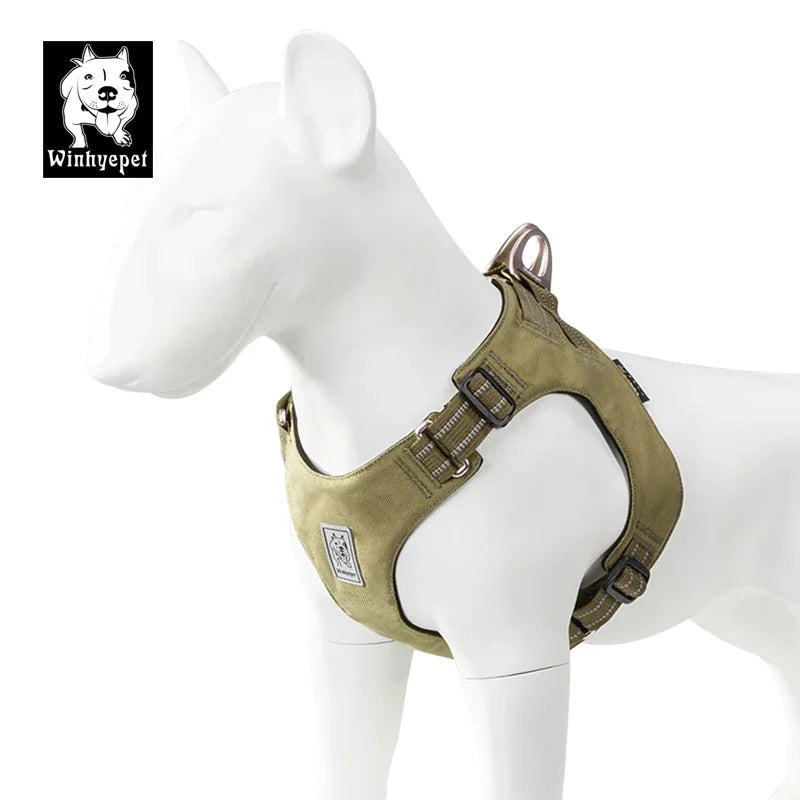 Winhyepet dog harness: lightweight chest strap for comfortable outdoor walking and travel