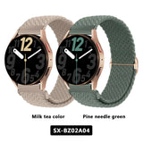 2 Packs Watch Bands For Samsung Galaxy Watch Active 2 40mm 44mm/Active 40mm/Galaxy Watch 3 41mm/42mm/Gear S2/Galaxy Watch 4 5 6