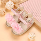 Baby Shoes Baby Shoes 0-18 Months Female Infant Fashion Flower Sandals Non slip Soft Sole Walking Shoes