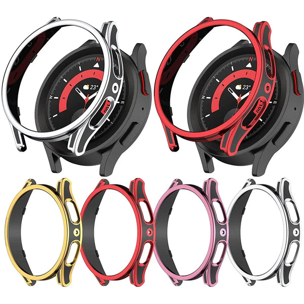 Case for Samsung Galaxy Watch 5 40mm 44mm PC Bumper Screen Protector Galaxy Watch 5 Pro 45mm All-Around Shell for Galaxy Watch