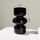 Nordic Glass Vase - Stylish Home Decor for Room or Desktop Flower Display