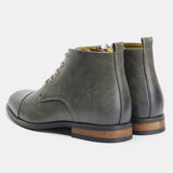Men's Comfortable Ankle Leather Boots Men's Fashion Brand