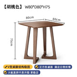 "Luxury Italian-style wooden dining table—modern, waterproof, and perfect for kitchen or living spaces.