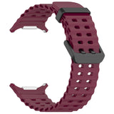 Official Ocean Silicone Strap For Samsung Galaxy Watch 7 Ultra 47mm Watchband Replacement Bracelet For Galaxy Watch Ultra Correa