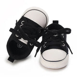 5-Colors Classic Baby Shoes Boys Baby Girls Casual Canvas Sneakers Lace Up Infant Toddler Rubber Anti-slip Newborn Baby Shoes