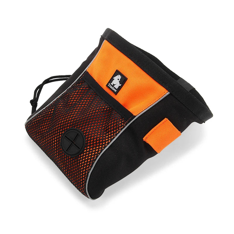 Truelove waterproof treat bag: high-capacity snack pouch with garbage compartment for outdoor pet use
