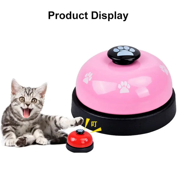 Dog Training Toy - Footprint-Shaped Bell Toy for Puppies, Teddy Dogs & Pet Call Training