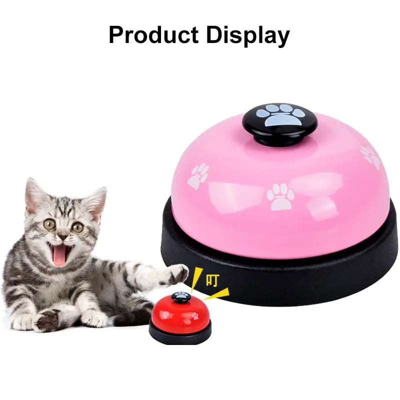 Dog Training Toy - Footprint-Shaped Bell Toy for Puppies, Teddy Dogs & Pet Call Training