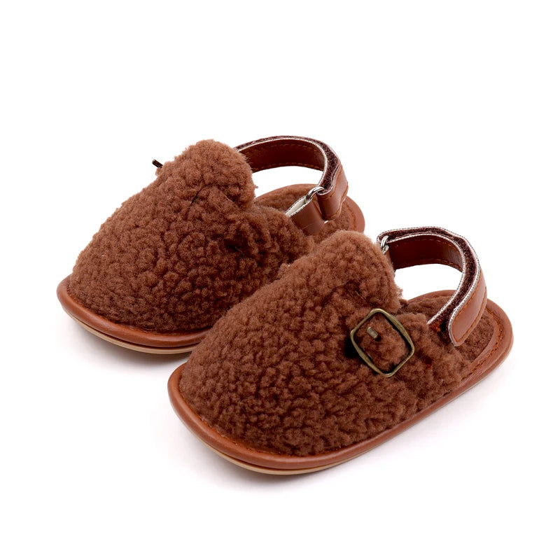 Baby Shoes Soft Cotton Plushy Winter and Autumn Indoor Prewalking 0-18 Months Baby Toddler Wear Comfortable Fashion Baby Shoes