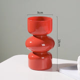 Nordic Glass Vase - Stylish Home Decor for Room or Desktop Flower Display