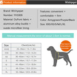Winhyepet dog harness: lightweight chest strap for comfortable outdoor walking and travel