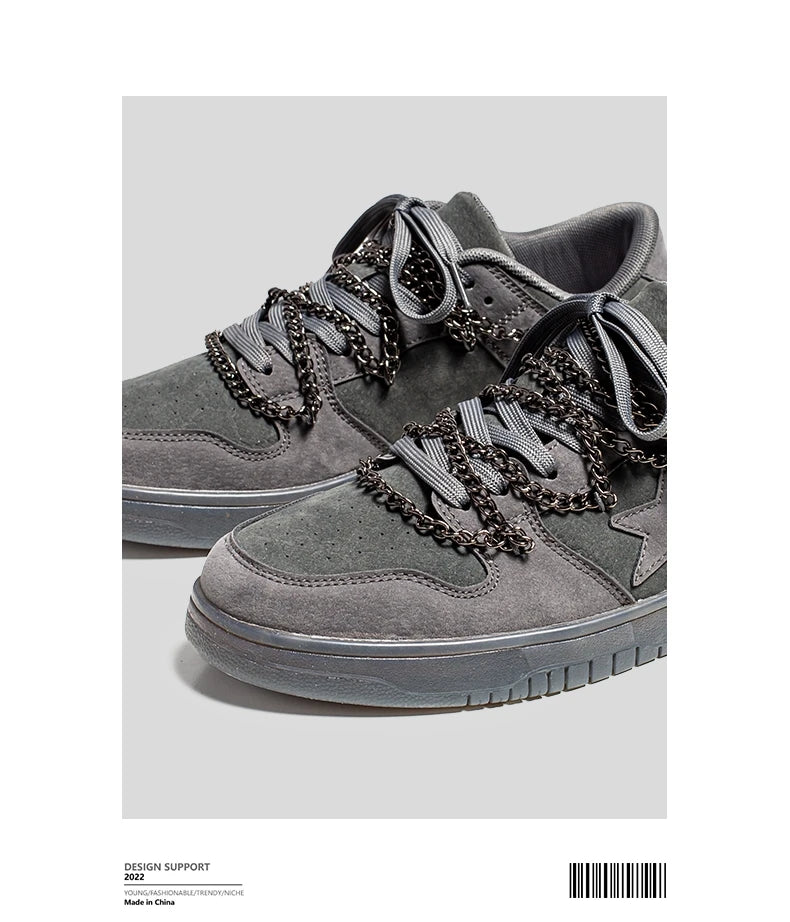 Four Seasons Men's Fashion Novel Retro Casual Wear Comfortable Sports Shoes