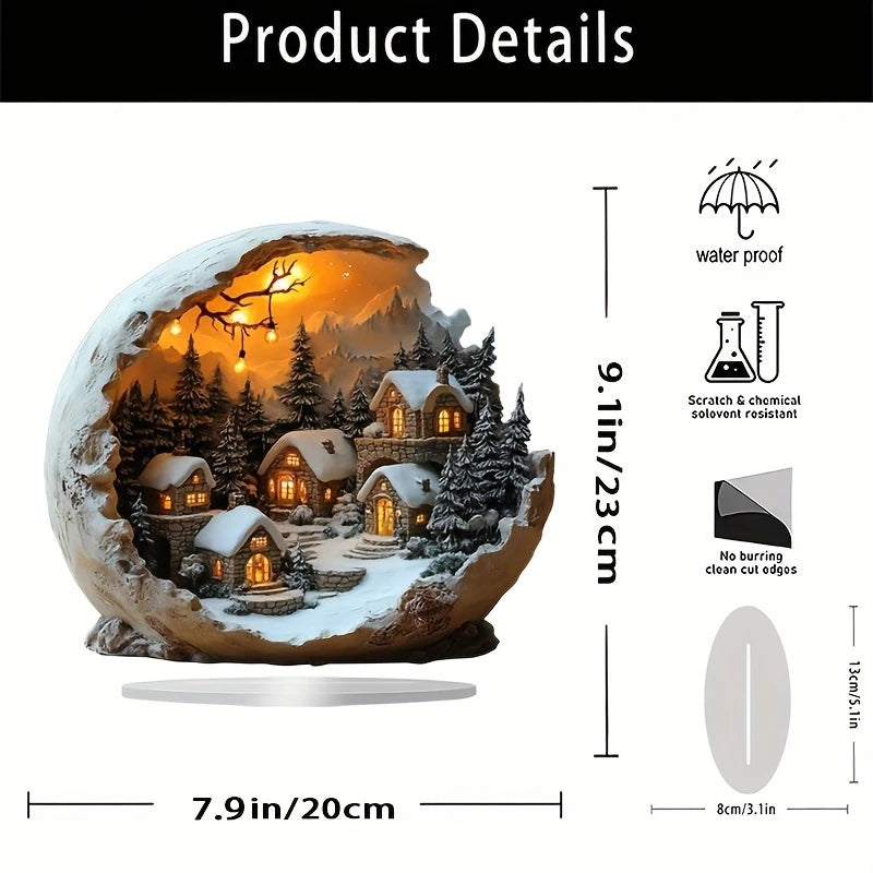 Bohemian Christmas Decoration - Unique Desktop Ornament for Bedroom or Gift Idea