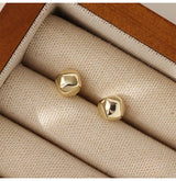 925 Silver Stud Earrings Women's Style Cute Sweet Jewelry Accessories Simple Fashion Jewelry