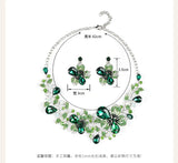 Accessories Retro Necklace Set Women's Luxury Crystal Banquet Dress Accessories