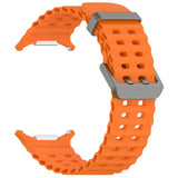 Official Ocean Silicone Strap For Samsung Galaxy Watch 7 Ultra 47mm Watchband Replacement Bracelet For Galaxy Watch Ultra Correa