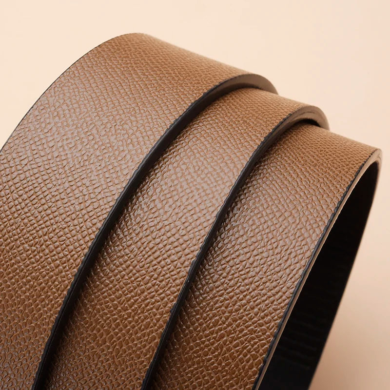 Men's Fashion Belt New High-Quality Toothless Automatic Buckle Men's Fashion Wear-Resistant Belt