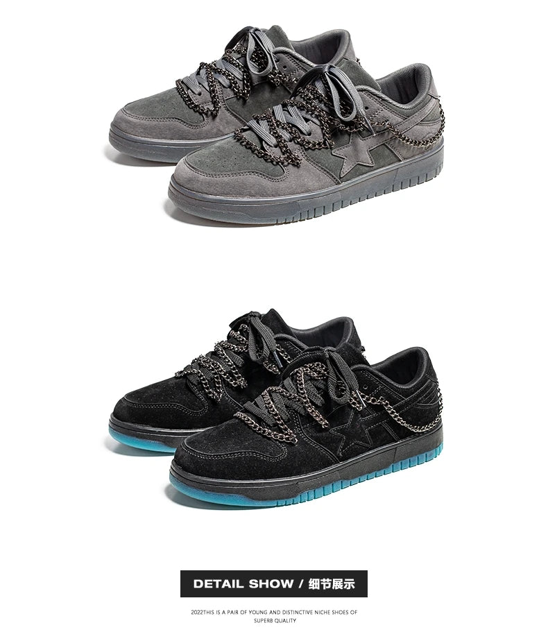 Four Seasons Men's Fashion Novel Retro Casual Wear Comfortable Sports Shoes