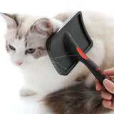 Pet Hair Removal Brush - Smooth Massage Comb for Dogs & Cats, Grooming Tool Accessory