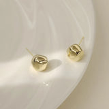 925 Silver Stud Earrings Women's Style Cute Sweet Jewelry Accessories Simple Fashion Jewelry