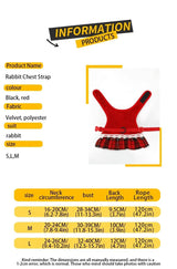 Gold Velvet Rabbit Costume - Festive Pet Outfit with Traction Rope for Formal Events