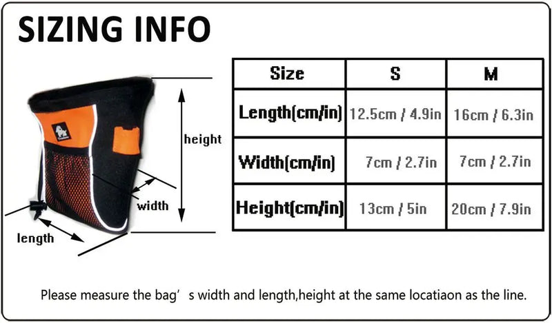 Truelove waterproof treat bag: high-capacity snack pouch with garbage compartment for outdoor pet use