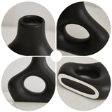 Nordic Ceramic Flower Vase - Stylish Home or Office Decor, Bookshelf Accent with Original Design
