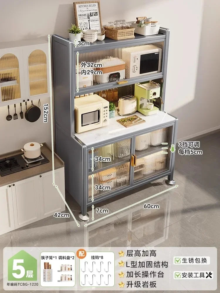 Kitchen Sideboard - Multifunctional Cabinet for Dining Room or Kitchen, Storage & Display Furniture