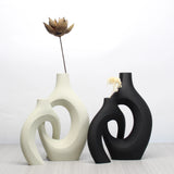 "Bohemian-style art vase set—perfect for home, office, or wedding decor in living rooms and bedrooms.