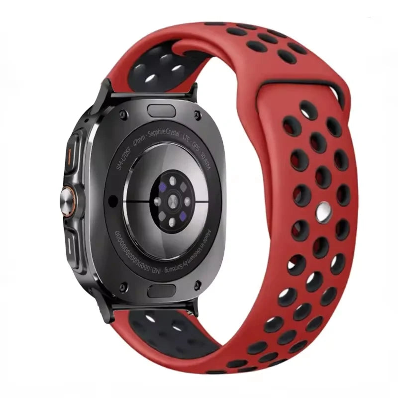Two-tone Silicone Strap for Samsung Galaxy Watch Ultra 47mm Sports Breathable Bracelet Wristband for Galaxy Watch Ultra Correa