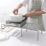 Kitchen Retractable Shelves, Cupboard Dish Racks, Kitchenware Condiment Storage Racks, Kitchen Spice Racks Storage Shelves