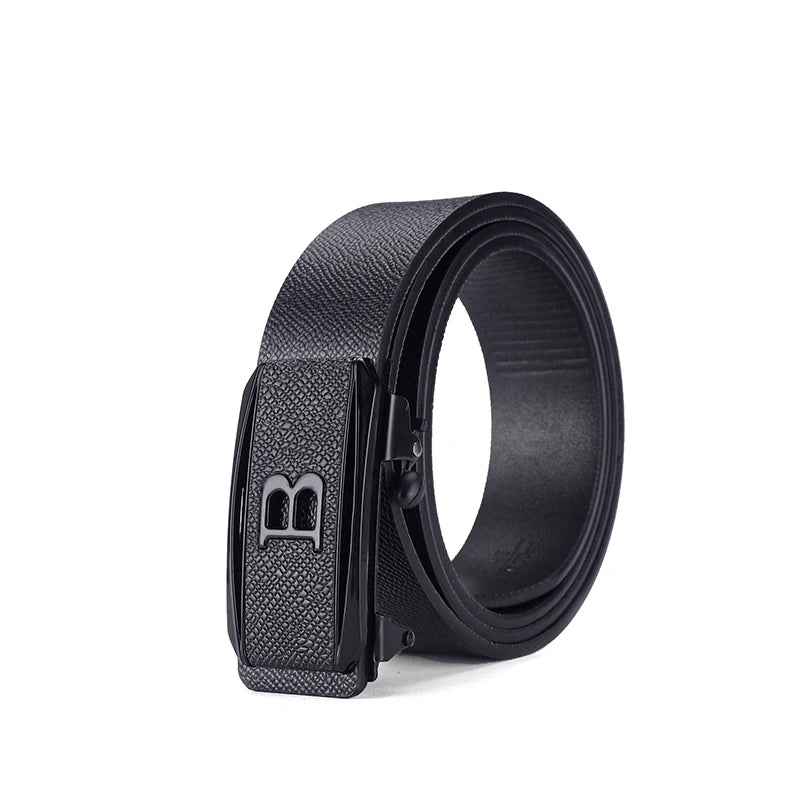 Men's Fashion Belt New High-Quality Toothless Automatic Buckle Men's Fashion Wear-Resistant Belt