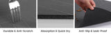 Absorbent Pet Feeding Mat - Waterproof Rubber-Backed Bowl Mat for Dogs & Cats, Quick-Drying Design