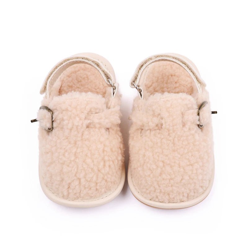 Baby Shoes Soft Cotton Plushy Winter and Autumn Indoor Prewalking 0-18 Months Baby Toddler Wear Comfortable Fashion Baby Shoes