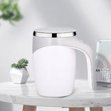 1PC  Smart Stirring Mug - Automatic Stirring Coffee Cup with Long-Lasting Variable Frequency Technology for Effortless Mixing -