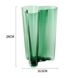 European Glass Vase - Modern Room Decor with Hydroponic Plants, Perfect for Weddings, Parties, or Living Room Styling
