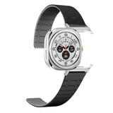 No Galaxy Silicone Strap for Samsung Galaxy Watch Ultra 47mm Band Sports Magnetic Bracelet for Galaxy Watch 7Ultra Wristband