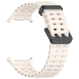 Official Ocean Silicone Strap For Samsung Galaxy Watch 7 Ultra 47mm Watchband Replacement Bracelet For Galaxy Watch Ultra Correa
