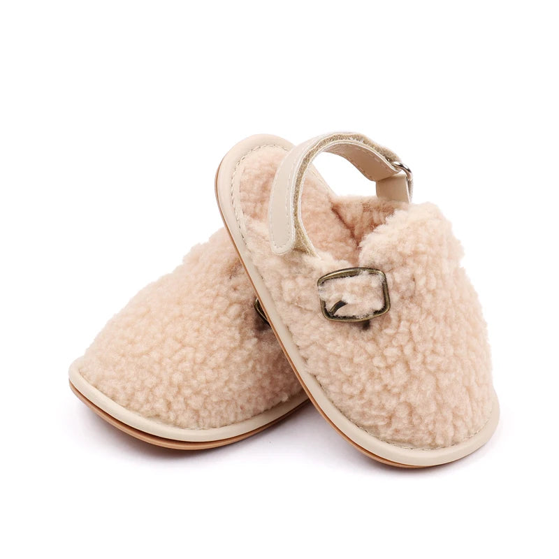 Baby Shoes Soft Cotton Plushy Winter and Autumn Indoor Prewalking 0-18 Months Baby Toddler Wear Comfortable Fashion Baby Shoes